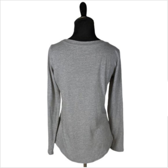 Wondershop by Target Tee Sz S Gray Mama Bear Buffalo Plaid Long Sleeve Sleep PJs - Picture 4 of 5